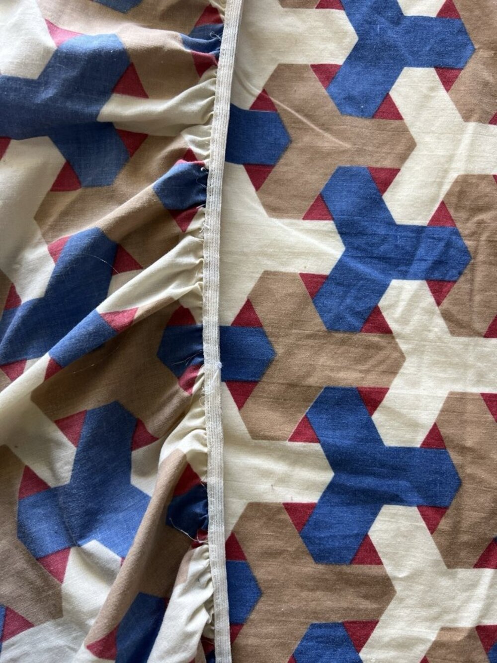 YVES SAINT LAURENT King Fitted Sheet "Connections" USA No-Iron Percale Designer - Picture 10 of 16